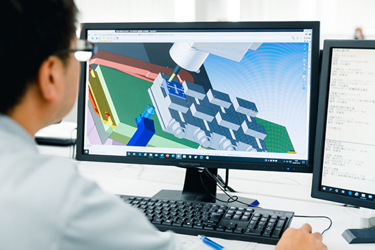 Working with 3D CAD/CAM and simulation software 2